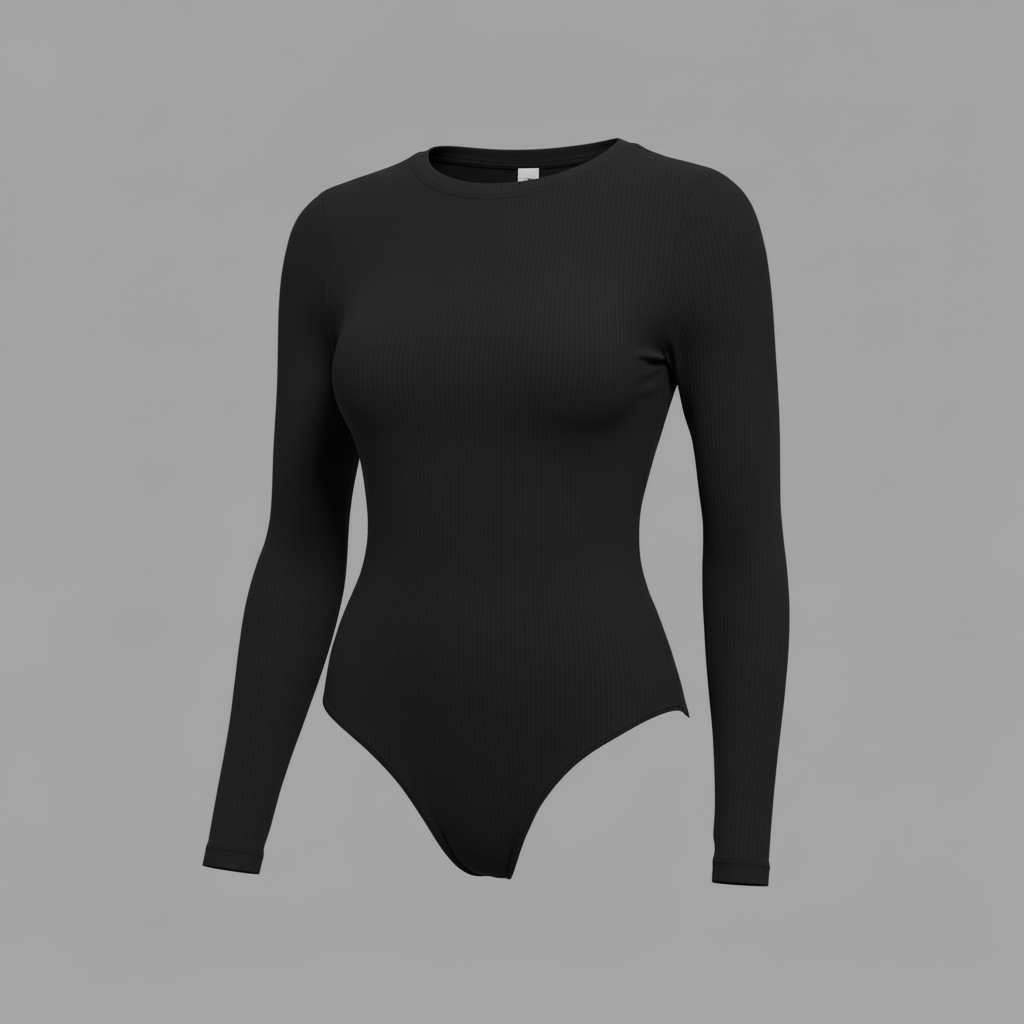 Sculpt Long Sleeve Bodysuit | Women's Shapewear Bodysuit 6
