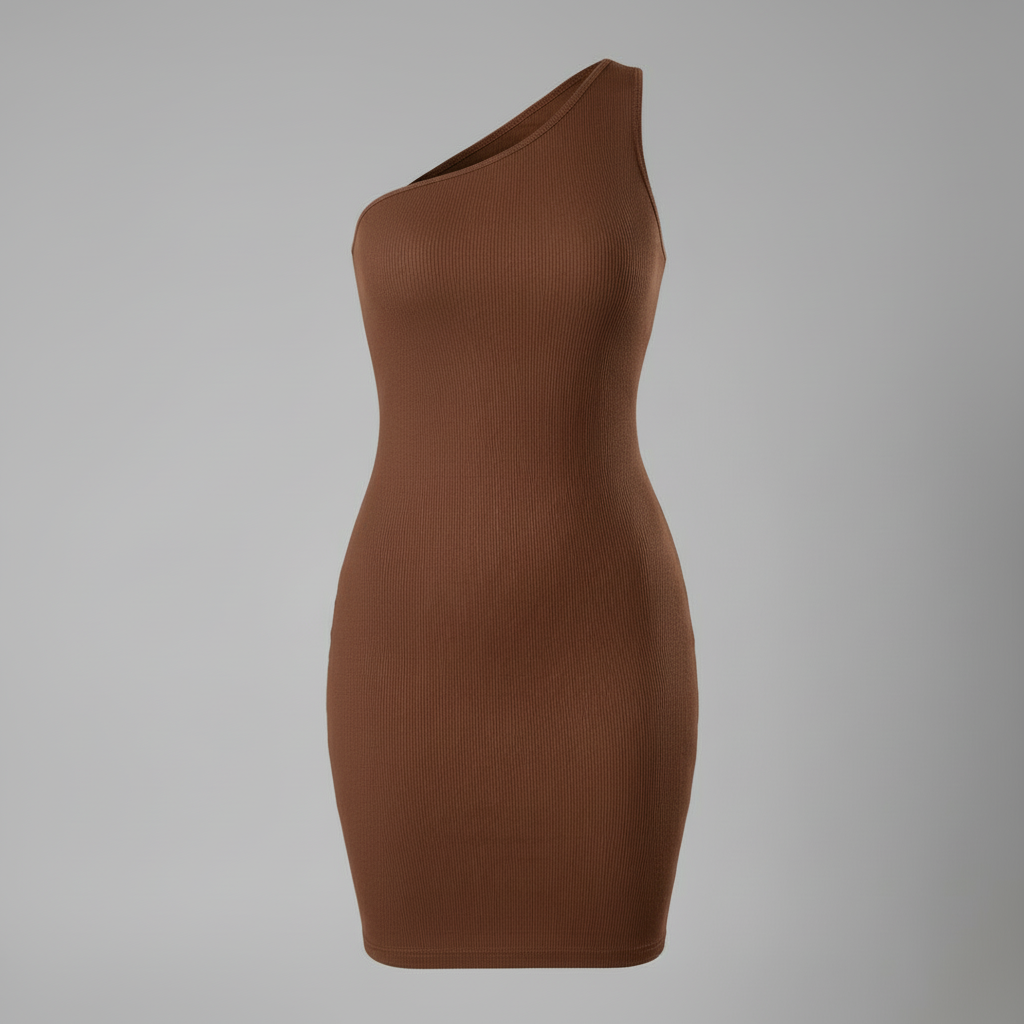 One Shoulder Shapewear Mini Dress | Women's Cocktail Dress 3