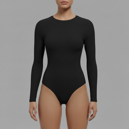 Sculpt Long Sleeve Bodysuit | Women's Shapewear Bodysuit 1
