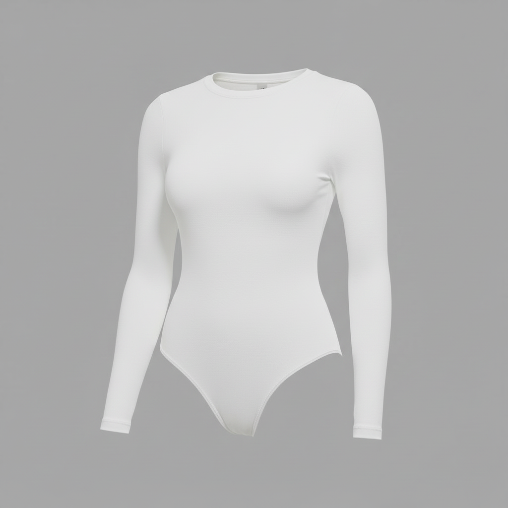 Sculpt Long Sleeve Bodysuit | Women's Shapewear Bodysuit 4