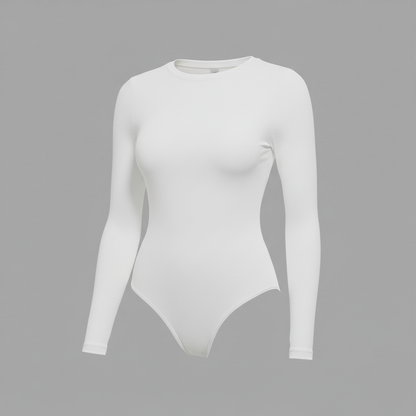 Sculpt Long Sleeve Bodysuit | Women's Shapewear Bodysuit 4