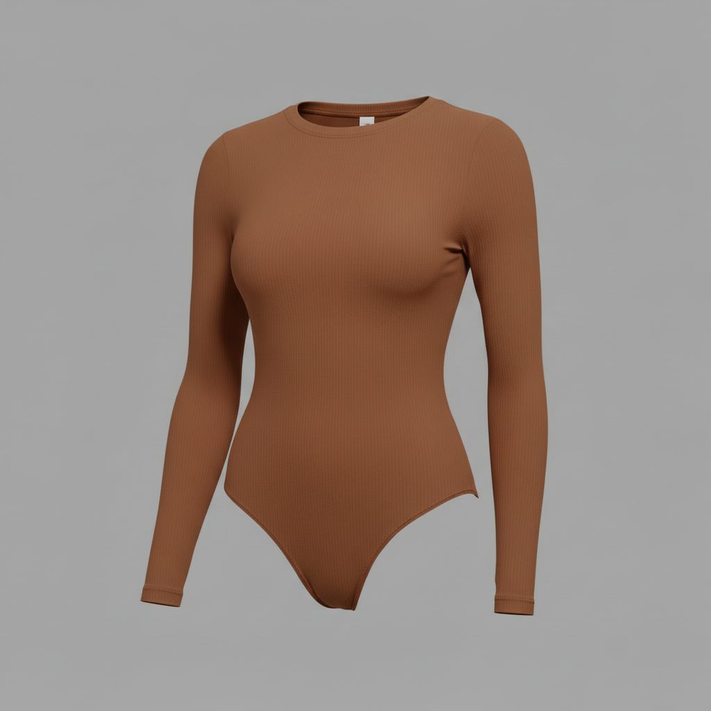 Sculpt Long Sleeve Bodysuit | Women's Shapewear Bodysuit 5