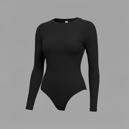 Sculpt Long Sleeve Bodysuit | Women's Shapewear Bodysuit 6