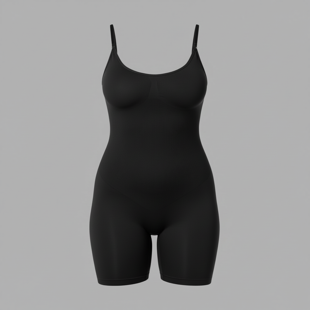 Sculpting Shapewear Bodysuit | Women's Full Body Black Bodysuit 3