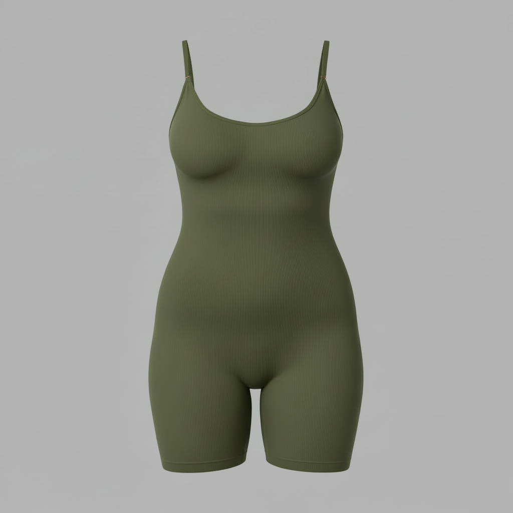 Sculpting Shapewear Bodysuit | Women's Full Body Black Bodysuit 6